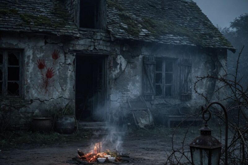 MAISON D’UN JEUNES MARIÉS – Des fantômes et des esprits hantent la maison, frappant à la porte nuit après nuit pour capturer des âmes