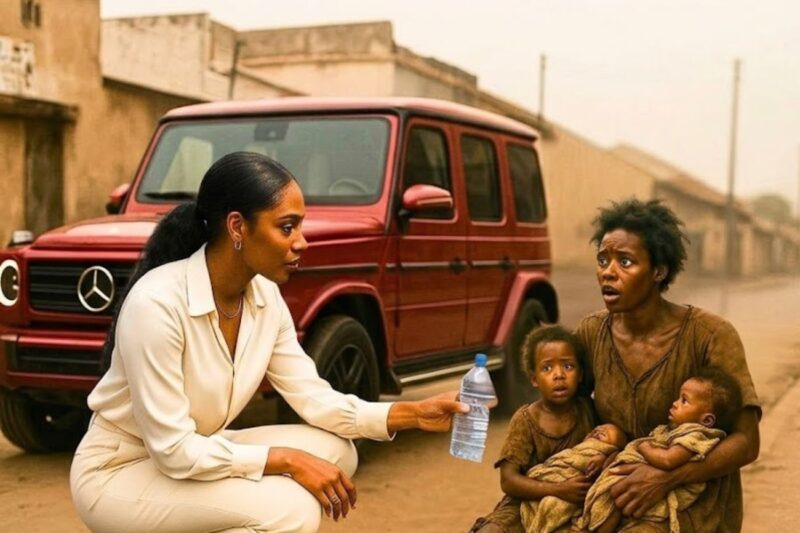 Une milliardaire sauve une mendiante avec ses bébés, ignorant qu’elle était la maîtresse de son mari.