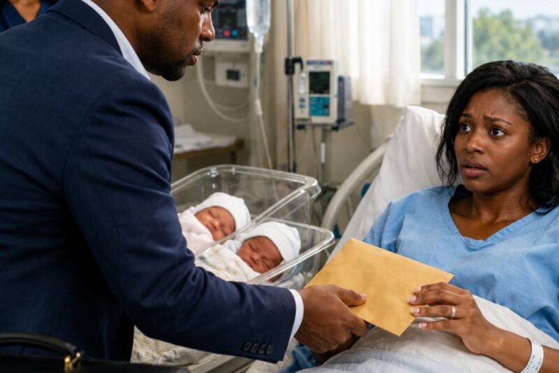 Ignorant du fait que sa femme enceinte vient de signer un contrat d’un milliard de dollars, il lui signifie les papiers du divorce quelques minutes après qu’elle