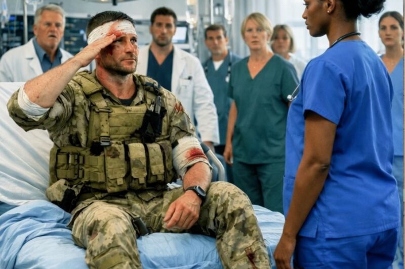 Doctors Laughed at the “New Black Nurse” — Until a Wounded SEAL Commander Saluted Her