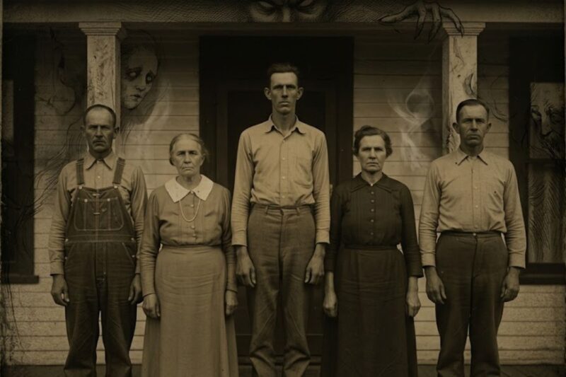 (1931) La dernière photo de la famille Mullins — quelques heures avant le drame qui a bouleversé la communauté