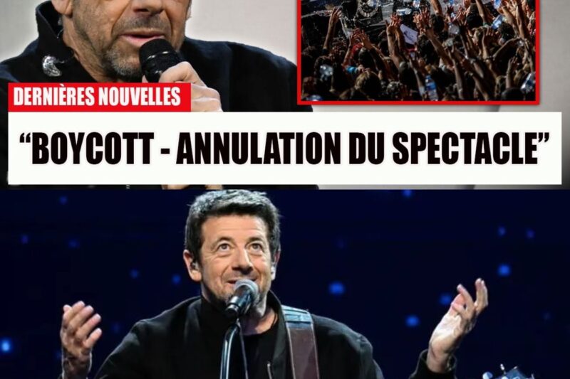 Patrick Bruel est en difficulté, tous ses concerts prévus ont été annulés.