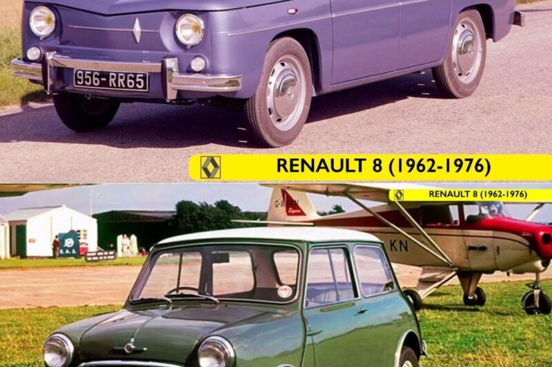 L’epopea della Renault 8: l’icona cubica che ha segnato il tramonto del motore posteriore e conquistato l’Europa