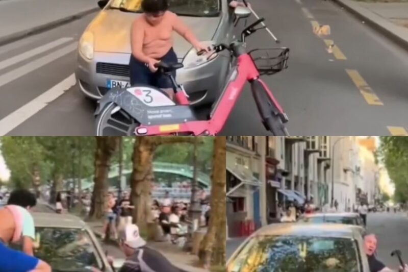 Des racailles attaques des passants blancs au hasard en plein Paris !