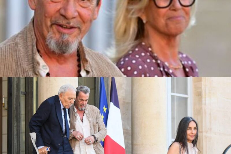 En amoureux, Florent Pagny et sa femme se rendent à l’Elysée, plusieurs personnalités décorées de la Légion d’honneur