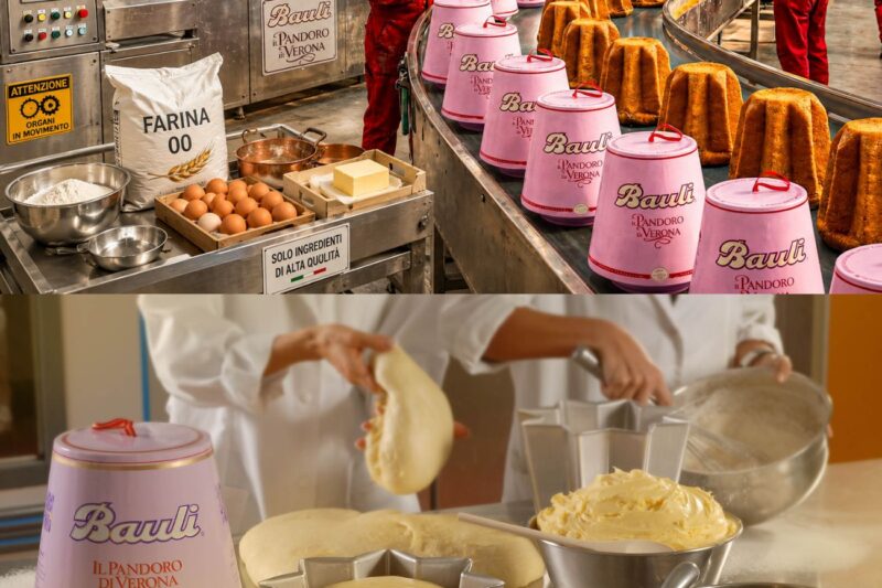 Dentro la Fabbrica di BAULI . Come si fanno Pandori e Panettoni