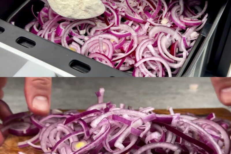 La NUOVA ricetta per la cipolla nella friggitrice ad aria di cui tutti parlano! Nessuno conosce questo segreto!