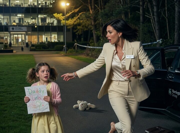 « Madame, je ne trouve pas mon papa… » La petite fille a dit — La PDG a couru après elle vers les bois…