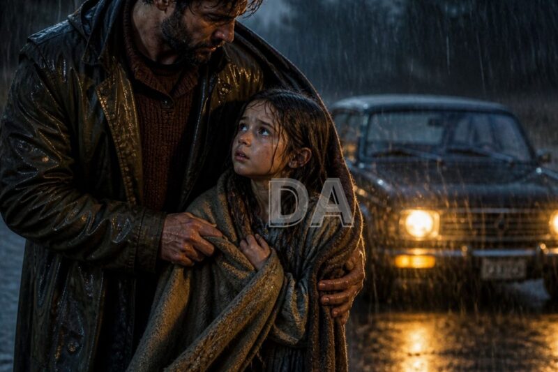 Un povero papà single diede un passaggio a una bambina che piangeva sotto la pioggia. Ignaro che fosse la nipote scomparsa di un miliardario, si limitò ad accostare, aprire la portiera e tenderle la mano. Non lo fece per gloria, né per una ricompensa, ma solo per pura gentilezza.