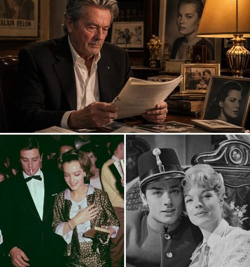 « Le scénario qu’il a caché pendant 25 ans » : la famille d’Alain Delon aurait découvert un scénario autobiographique secret après sa mort