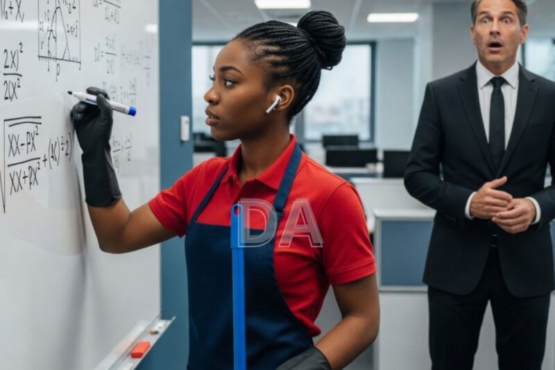 UNE MÈRE CÉLIBATAIRE, FEMME D’ENTRETIEN, RÉSOUD UN PROBLÈME DE 500 MILLIONS DE DOLLARS — L’ACTION DU PDG A LAISSÉ TOUT LE MONDE SANS VOIX
