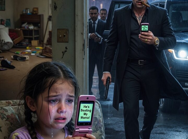 Une petite fille envoie un SMS au mauvais numéro : « Il bat ma maman ! » — Un chef mafieux répond : « J’arrive. »