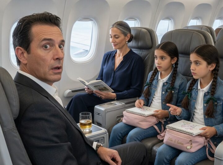 Le choc d’une vie à 10 000 mètres d’altitude : il retrouve la femme qu’il a fuie, entourée de ses portraits crachés