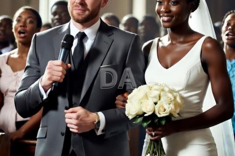 Une nounou noire épouse un sans-abri ; les invités rient à leur mariage jusqu’à ce qu’il prenne le micro et dise ceci…