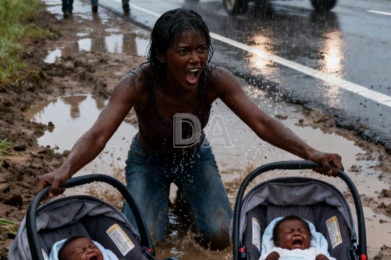 « Sors de la voiture immédiatement ! » a ordonné ma mère, tandis que la pluie battait l’autoroute et que mes jumeaux de trois jours pleuraient dans leurs sièges auto. Quand je l’ai suppliée d’arrêter, car les bébés étaient des nouveau-nés, mon père m’a attrapée par les cheveux et m’a poussée sur la route alors que la voiture roulait encore… Ma mère a alors jeté mes bébés dans la boue en disant : « Les femmes divorcées ne méritent pas d’enfants. » Des années plus tard, ces mêmes personnes se sont présentées à ma porte, implorant mon aide.