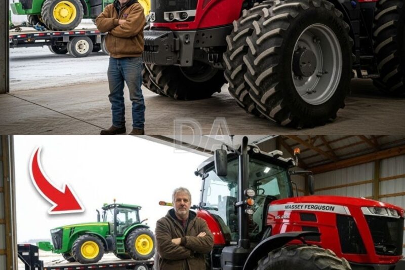 Ha convertito l’intera flotta a Massey Ferguson, poi il suo concessionario John Deere gli ha interrotto la fornitura.