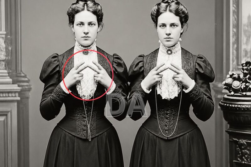 Inizialmente, sembrava la foto di due sorelle, ma poi gli storici hanno notato le loro mani