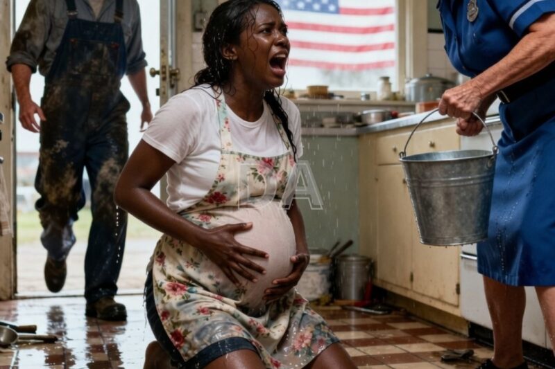 J’étais enceinte de huit mois et je m’efforçais de nettoyer la maison lorsque j’ai accidentellement frôlé ma belle-mère.