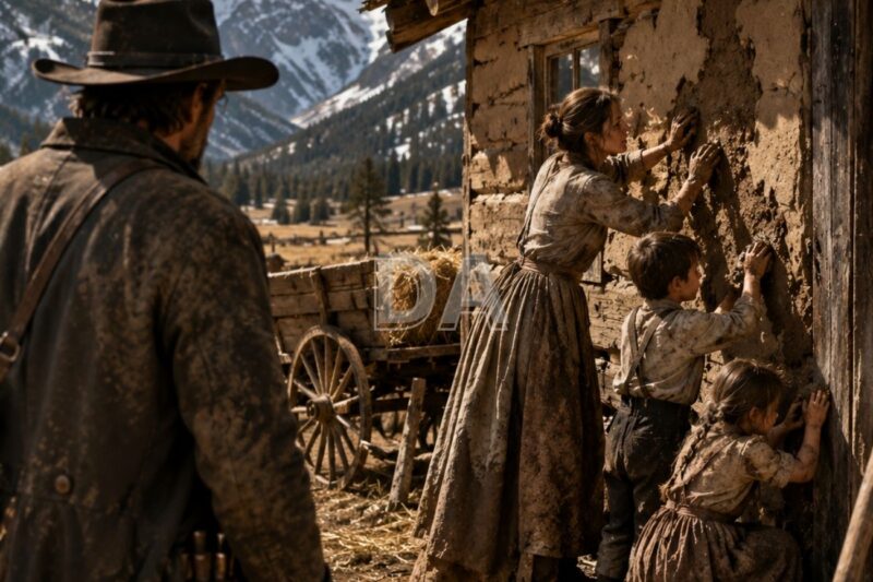 Un vedovo proveniente dalle montagne si fermò ad osservare una famiglia di tre persone – una madre con i suoi due figli – che costruiva una casa di fango… non avrebbe mai immaginato che avrebbero cambiato la sua vita per sempre.