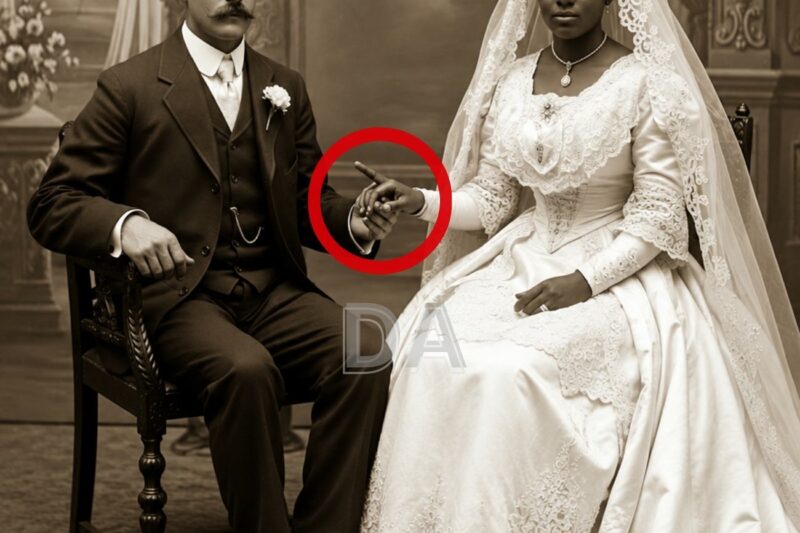 Era solo una foto di matrimonio… finché non hai ingrandito l’immagine sulla mano della sposa e hai scoperto un oscuro segreto.