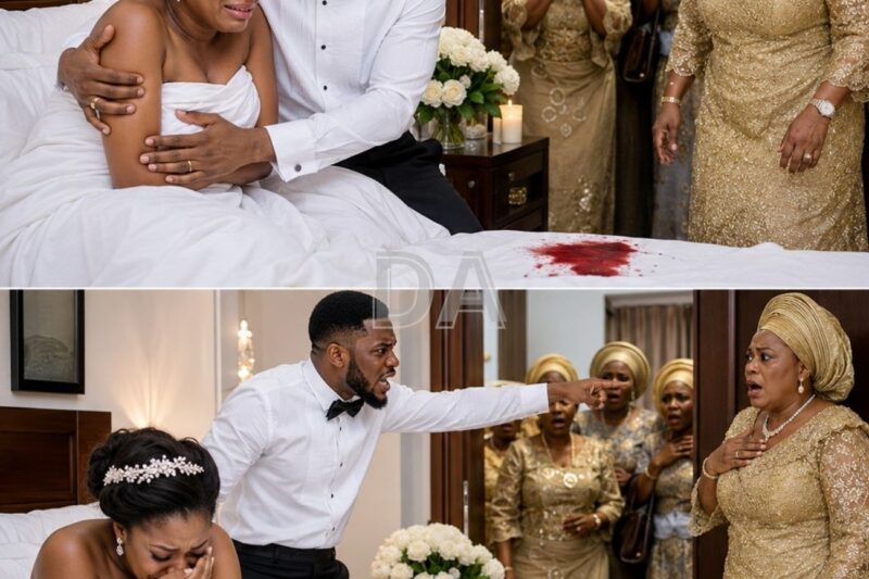 Sa belle-mère voulait l’humilier le soir de ses noces… mais le drap blanc a tout révélé.