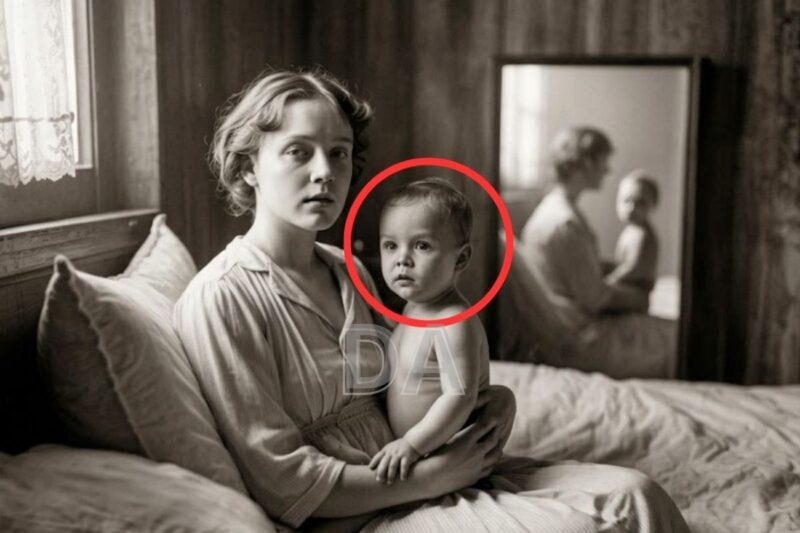 Nel 1910, una madre morente tiene in braccio il suo bambino, ma lo sguardo del piccolo sembra presagire ciò che sta per accadere.
