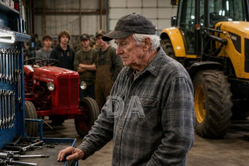 Hanno licenziato il meccanico della Case IH, poi cinquantotto agricoltori hanno parcheggiato i loro trattori davanti al municipio.