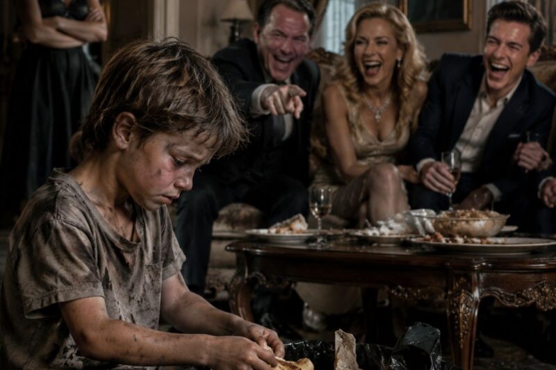 La mia famiglia fece mangiare mio figlio nella spazzatura — un anno dopo comprai la loro casa