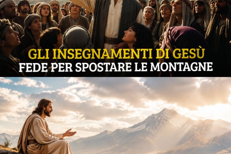 Gesù ci insegna ad avere la fede che muove le montagne