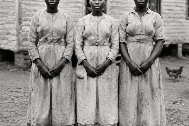 Foto delle tre sorelle del 1898: gli esperti sono rimasti senza parole dopo aver ingrandito l’immagine.