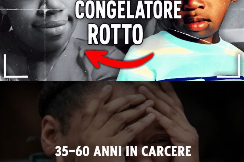 La mamma pensa che sia normale mettere il figlio cieco in un congelatore rotto
