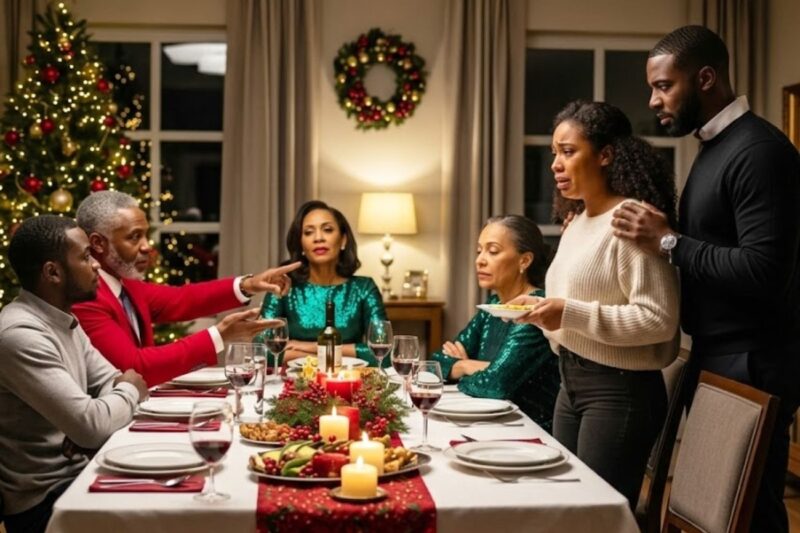 A Natale, la mia famiglia ha vietato alla mia figliastra di sedersi a tavola dicendo “Non c’è posto”. Ho preso provvedimenti.