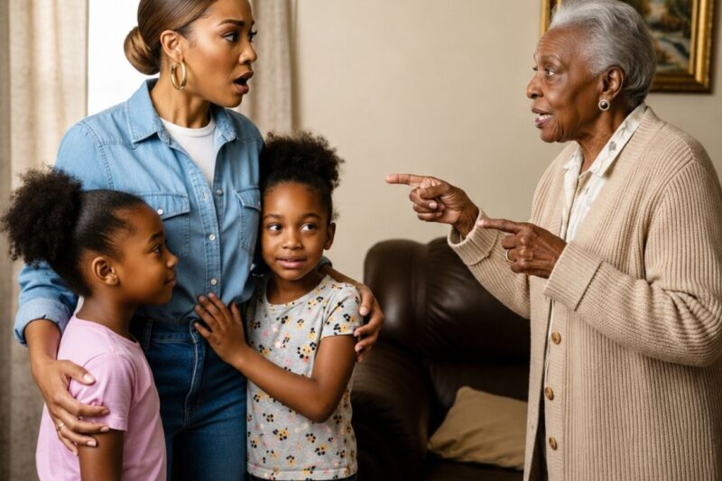 “I bambini nati fuori dal matrimonio non mi chiamano nonna”, ha detto mia madre alle mie figlie gemelle.