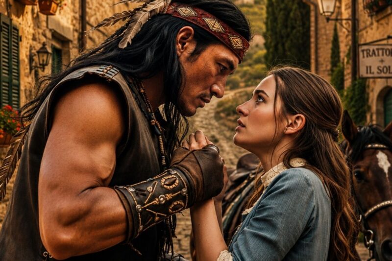 «Troppo giovane per l’amore», disse, finché il gigantesco guerriero Apache non reclamò il suo destino.