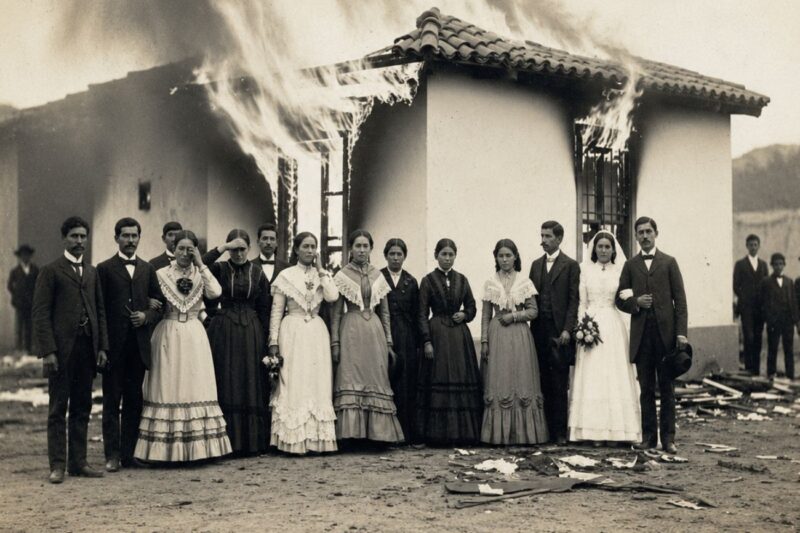 (1887, Zacatecas) Los Gómez: cada boda familiar acababa con un incendio en la casa del novio