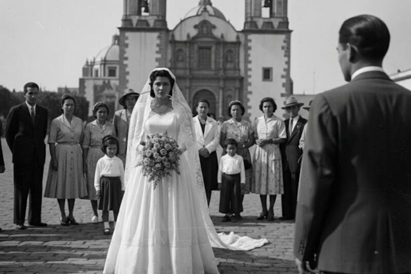 “Guadalajara, 1951 — Lo sposo che non arrivò mai, ma continuava ad apparire nelle foto”