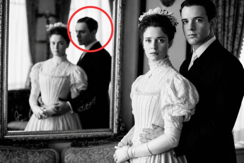 Una foto di matrimonio del 1905 sembrava felice, finché la sposa non ha rivelato un segreto nel riflesso dello specchio.