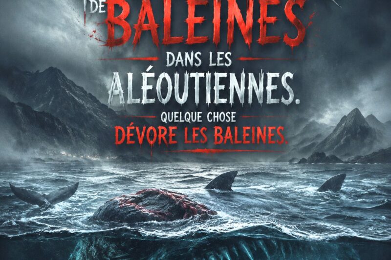 Je suis un traqueur de baleines dans les Aléoutiennes. Quelque chose dévore les baleines.