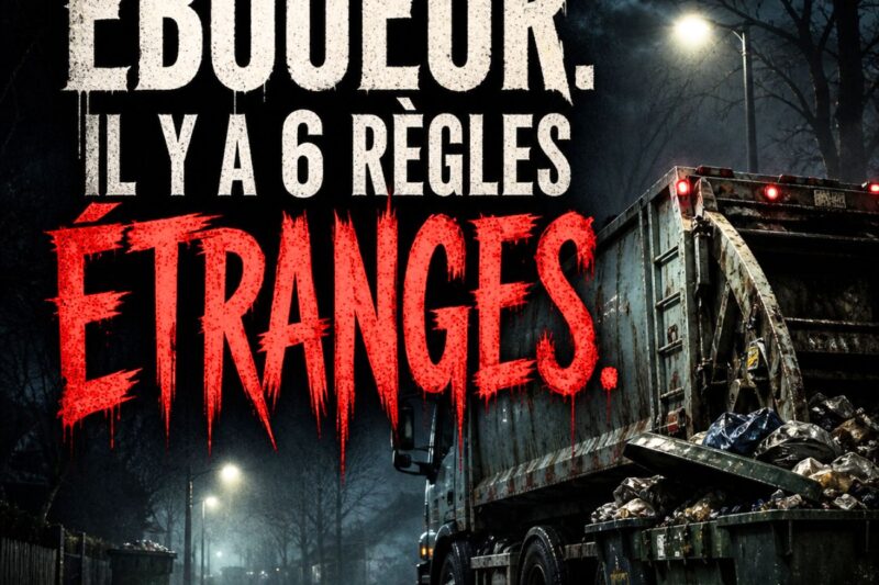 Je suis éboueur. Il y a 6 règles ÉTRANGES.
