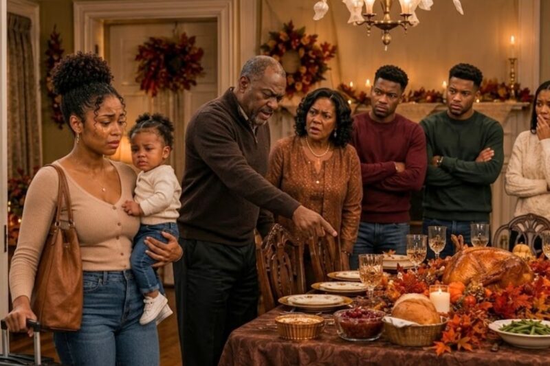 Mon père m’a traitée, moi, mère célibataire, de « honte de la famille » lors de la fête de Thanksgiving et m’a mise à la porte.
