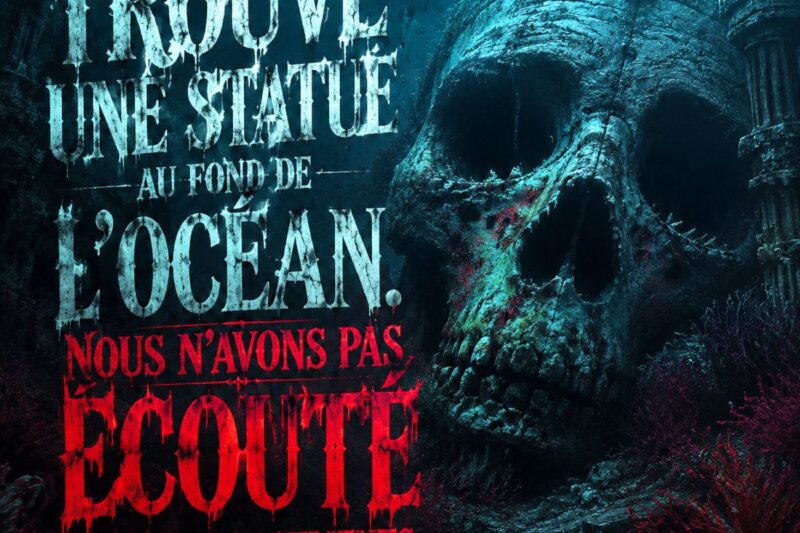 Nous avons trouvé une statue au fond de l’océan. Nous n’avons pas écouté les avertissements.