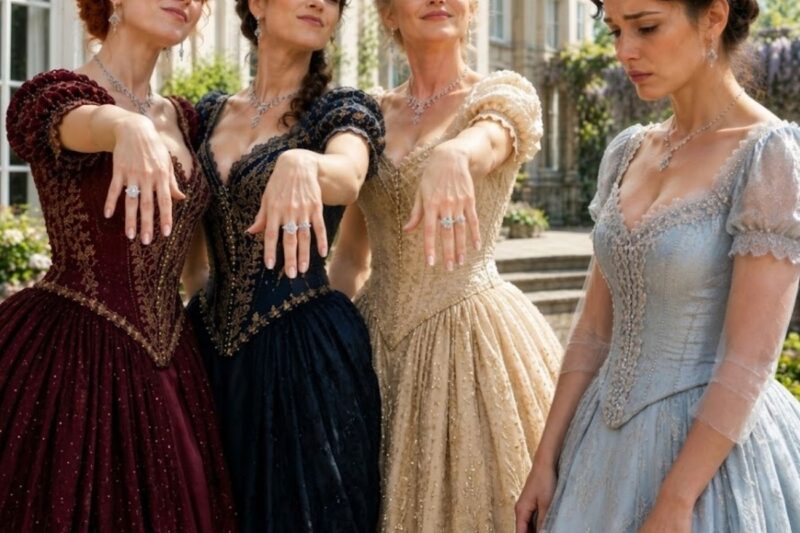 Si prendevano gioco della sorella maggiore perché non era sposata… finché un misterioso duca non le si è avvicinato…