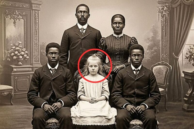 Questo ritratto di famiglia del 1899 è stato restaurato e un segreto è stato rivelato solo ora.