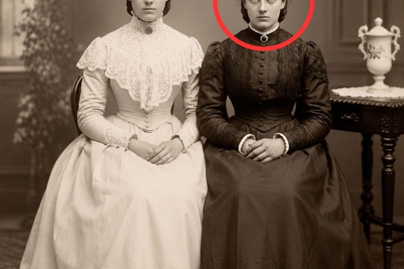 Questo ritratto di due sorelle del 1897 sembra innocuo, finché non si notano gli occhi.