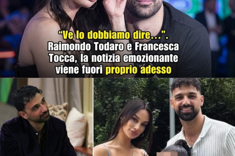 “Ve lo dobbiamo dire…”. Raimondo Todaro e Francesca Tocca, la notizia emozionante viene fuori proprio adesso