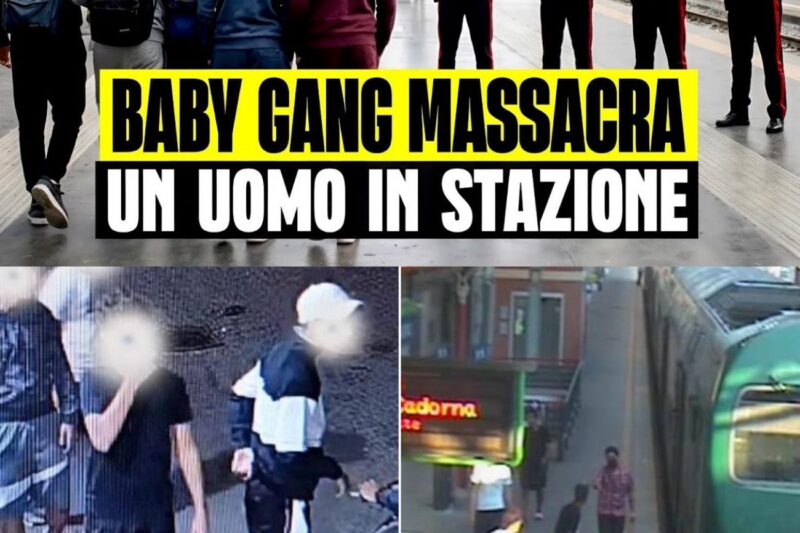 Terrore in stazione a Porto Ceresio: baby gang massacra un uomo e scappa in treno