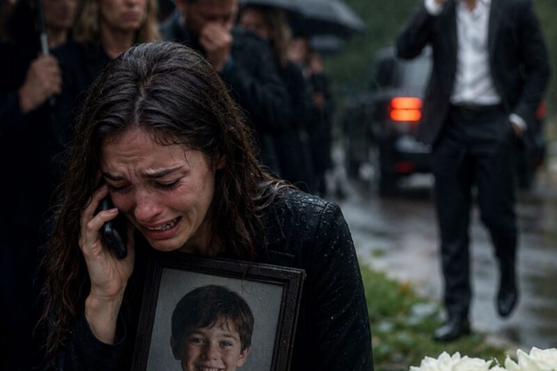 Al funerale di mio figlio, mio ​​marito non c’era. Quando ho chiamato, mi ha detto: “Hai partorito tu, è il tuo compito!”
