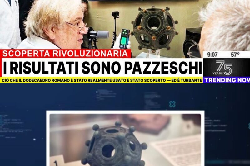 È stato scoperto il vero scopo del dodecaedro romano, ed è inquietante.