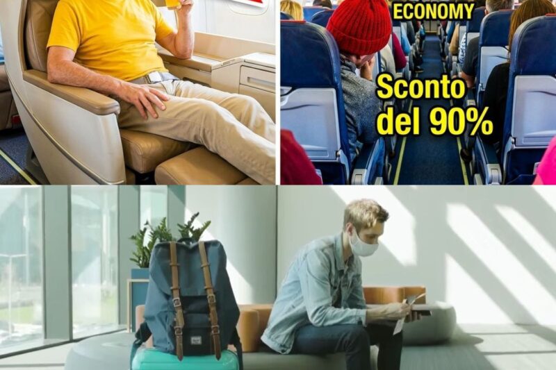 Il trucco per volare in prima classe spendendo poco che le compagnie non vogliono dirti
