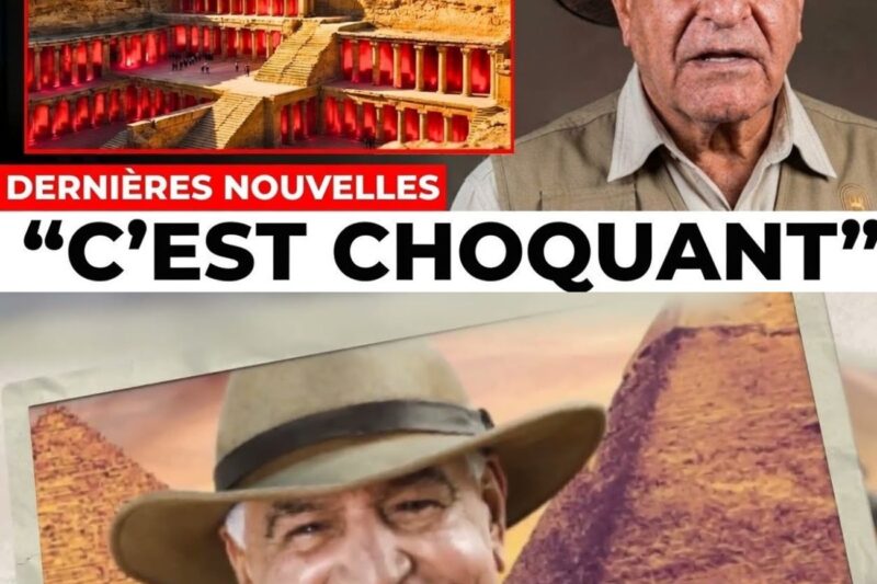 Zahi Hawass finit par avouer ce qui se cache sous le Sphinx — et tout change.